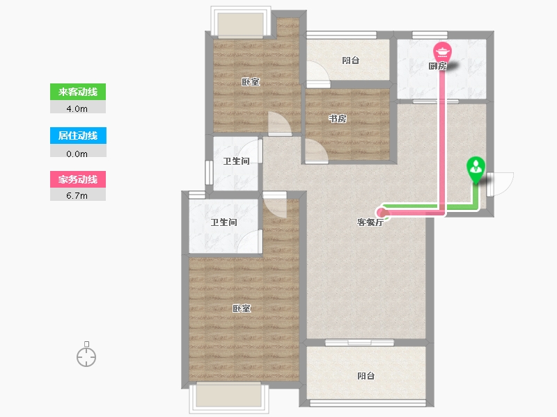 湖北省-黄冈市-御江半岛-93.69-户型库-动静线