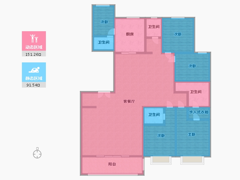 河北省-邯郸市-安居东城-220.00-户型库-动静分区