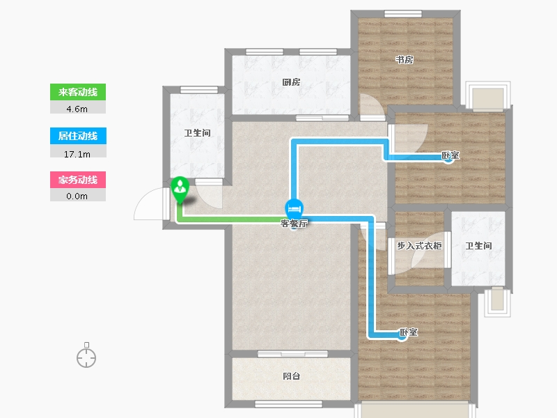 河南省-许昌市-骏景丽都-116.74-户型库-动静线