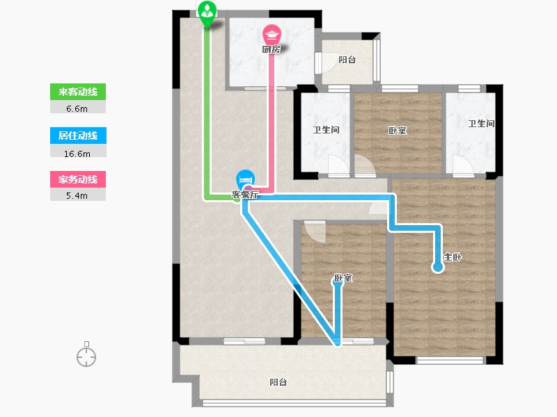 河南省-许昌市-亨源通英才花园-111.00-户型库-动静线