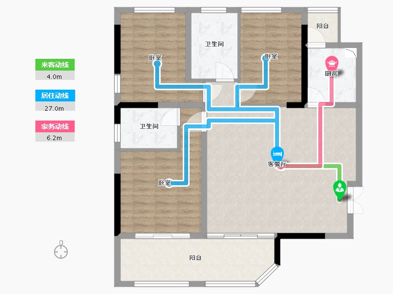 湖北省-十堰市-震洋贵府-106.14-户型库-动静线