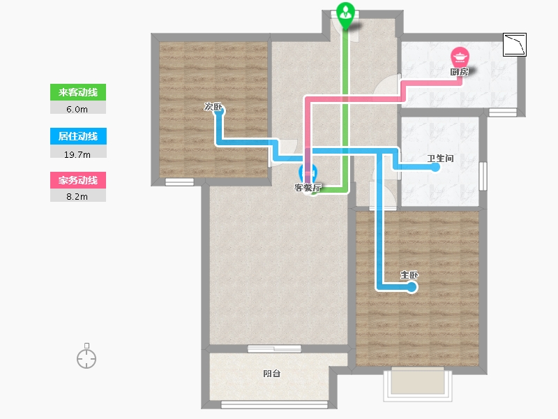 山东省-临沂市-鲁班国际-96.00-户型库-动静线