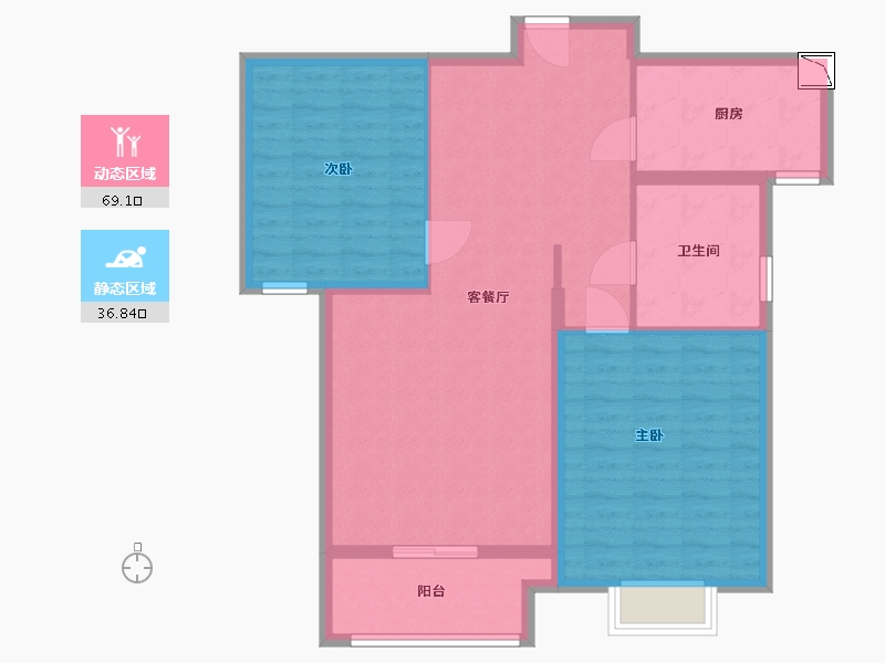 山东省-临沂市-鲁班国际-96.00-户型库-动静分区