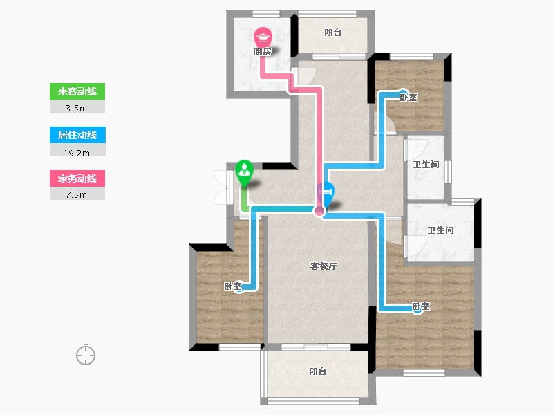 湖北省-十堰市-太学府-89.81-户型库-动静线