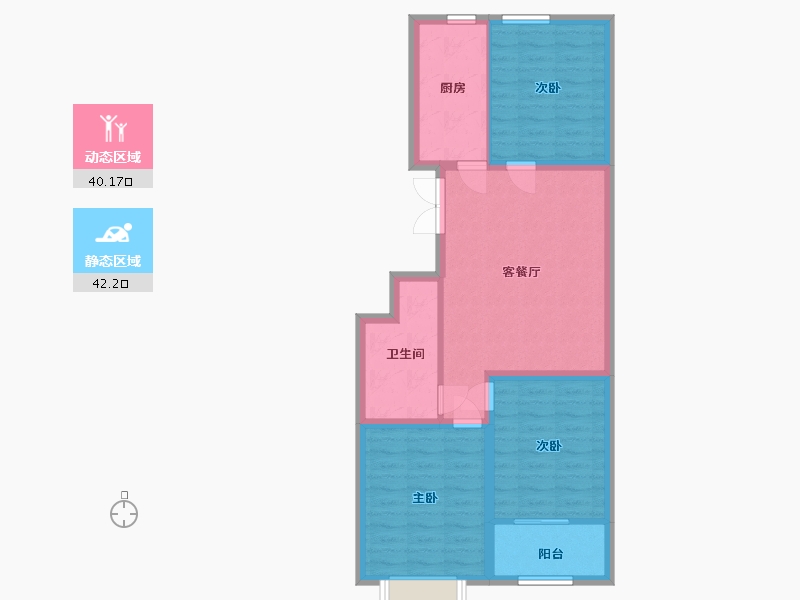 山东省-潍坊市-恒信·理想小镇-73.65-户型库-动静分区