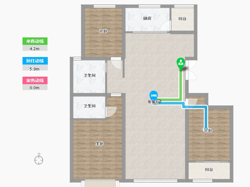 山东省-潍坊市-普兰方城-122.89-户型库-动静线