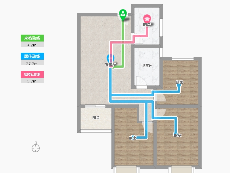 河南省-驻马店市-悦龙台-81.90-户型库-动静线