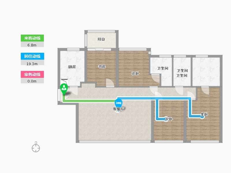 福建省-厦门市-中骏天禧-128.67-户型库-动静线