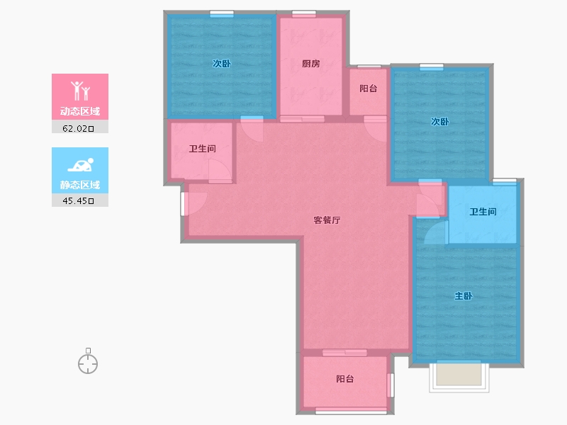 山东省-临沂市-鲁班国际-96.01-户型库-动静分区