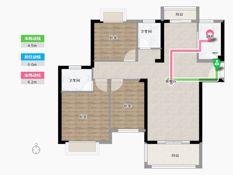 福建省-泉州市-学府公园-99.00-户型库-动静线