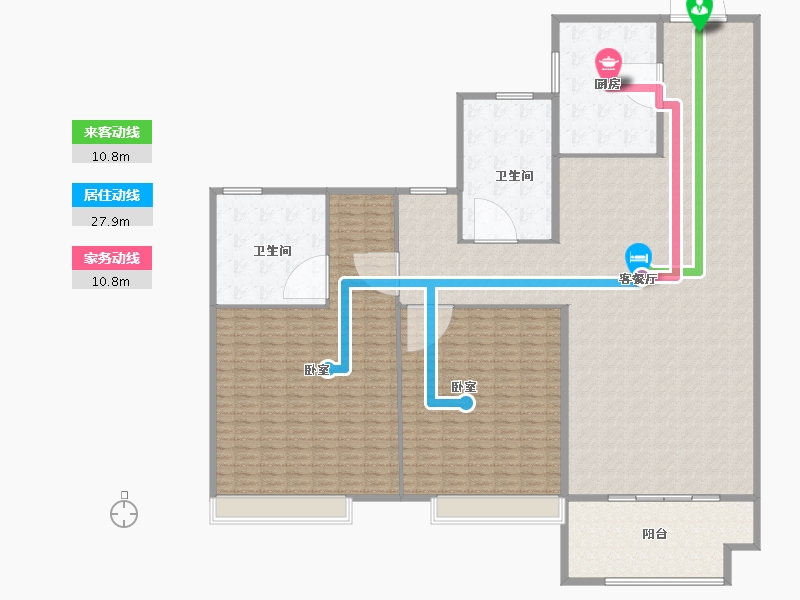 浙江省-绍兴市-中天观樾诚品-290.94-户型库-动静线