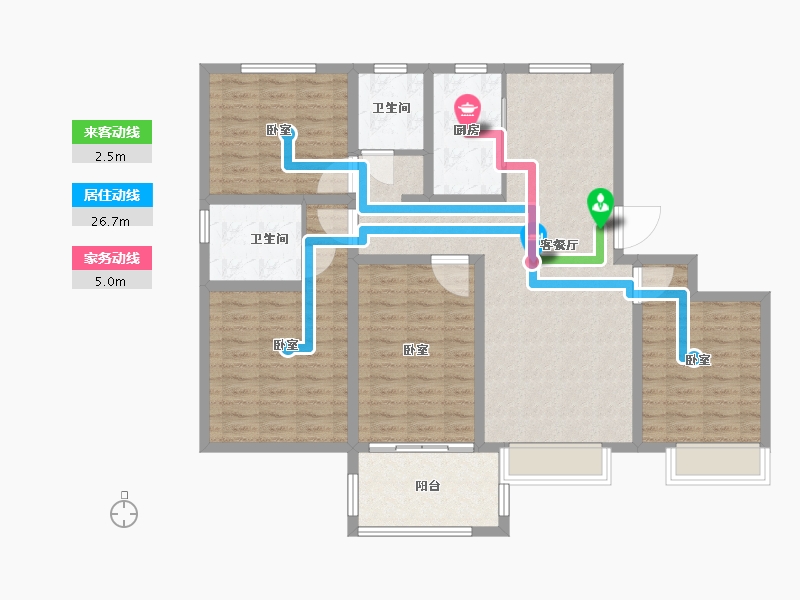 山东省-聊城市-星光·和园-119.00-户型库-动静线