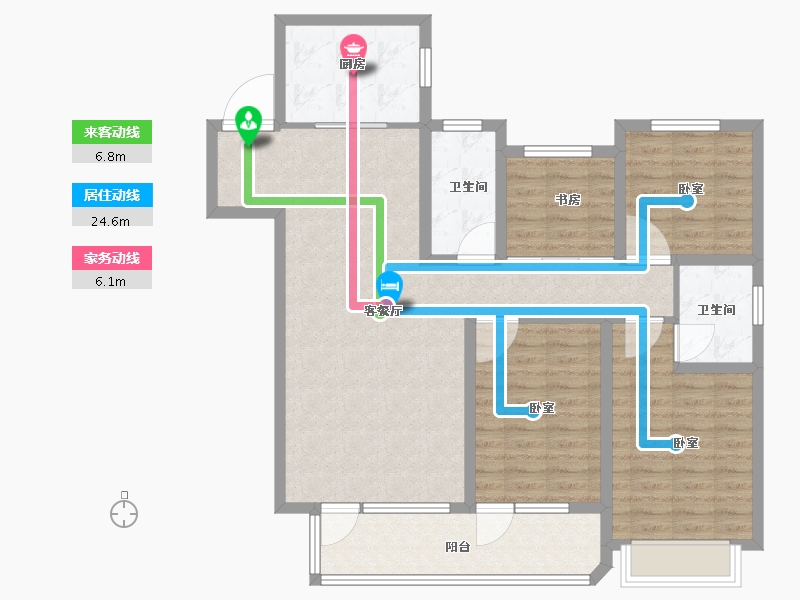 山东省-临沂市-未来城·首府-108.00-户型库-动静线