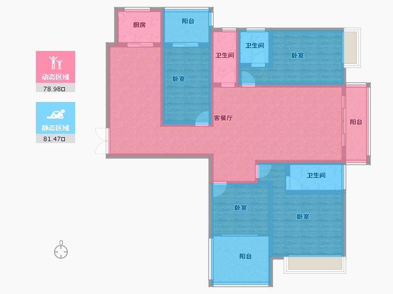 河南省-洛阳市-丽都名邸-142.63-户型库-动静分区