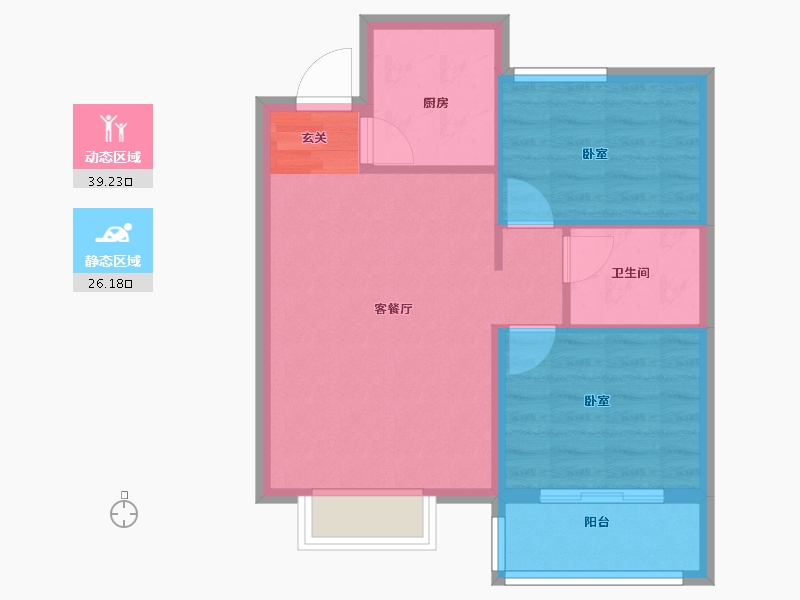 山东省-青岛市-万豪胶东首府小区-59.00-户型库-动静分区