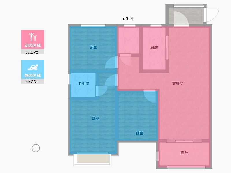 山东省-聊城市-星光·和园-104.00-户型库-动静分区