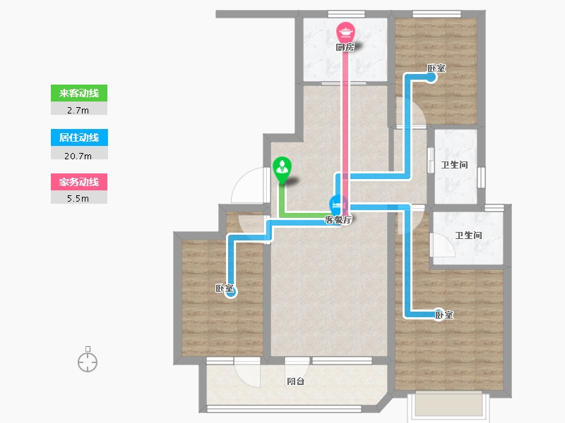 山东省-临沂市-未来城·首府-94.00-户型库-动静线