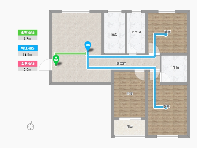 山东省-德州市-宝林大东关颐景园-100.00-户型库-动静线