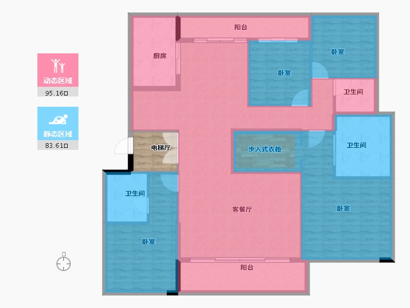 河南省-郑州市-名门樾府-168.00-户型库-动静分区