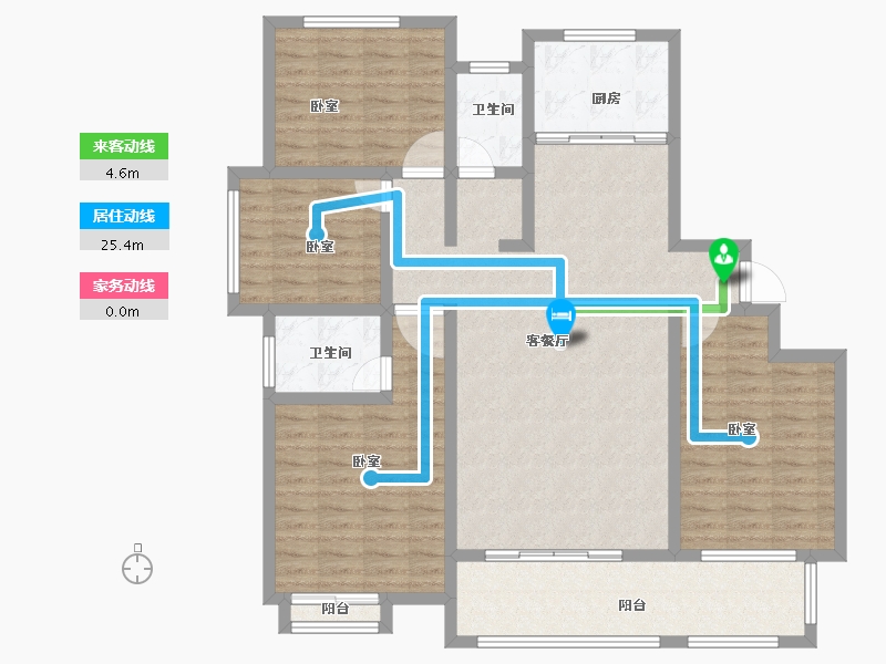 河南省-安阳市-正大世外桃源-122.78-户型库-动静线