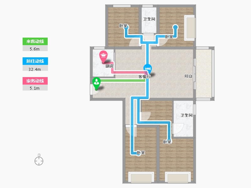 河南省-郑州市-啟福城-122.00-户型库-动静线