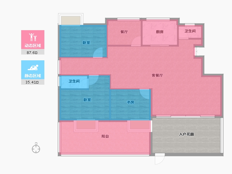 山东省-聊城市-御润好家-130.00-户型库-动静分区