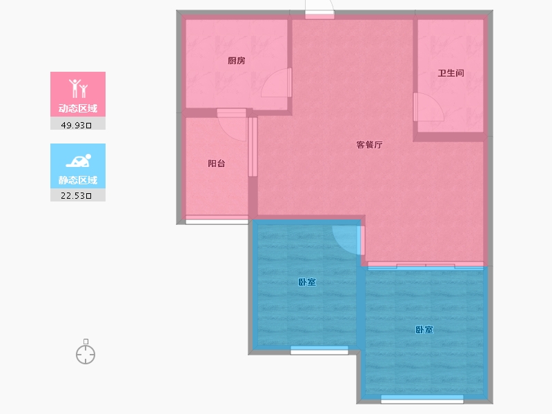 山东省-烟台市-海上明珠-65.00-户型库-动静分区