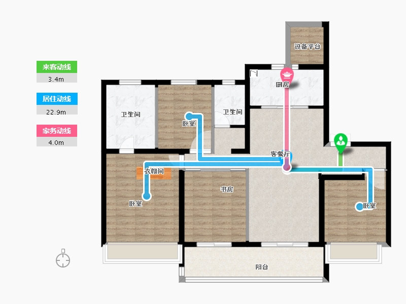 河南省-洛阳市-旭辉朗瑞中央公园-114.00-户型库-动静线