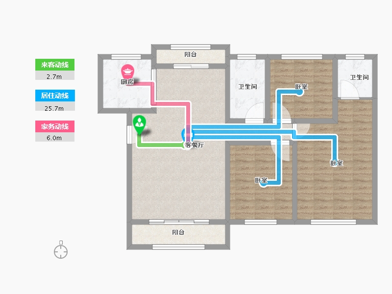 山东省-济宁市-万鑫盛世诚信苑-98.01-户型库-动静线