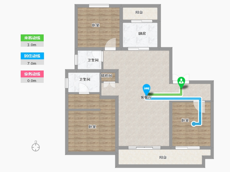 河南省-洛阳市-中浩德山水文苑-102.00-户型库-动静线