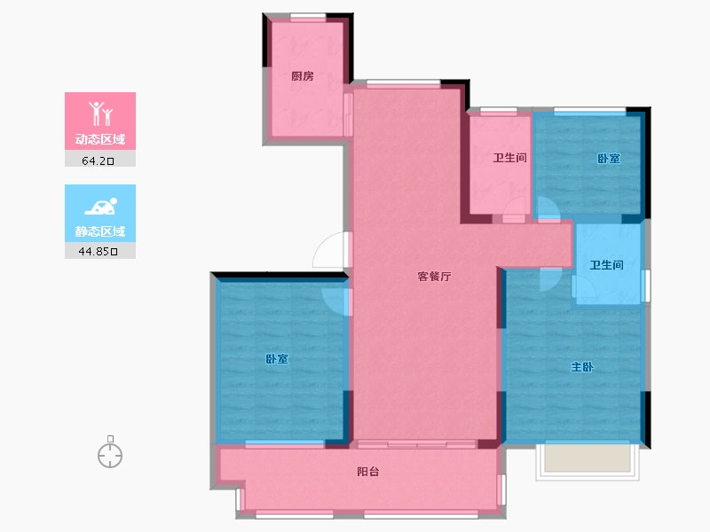 河南省-洛阳市-文乐山水上境-97.58-户型库-动静分区