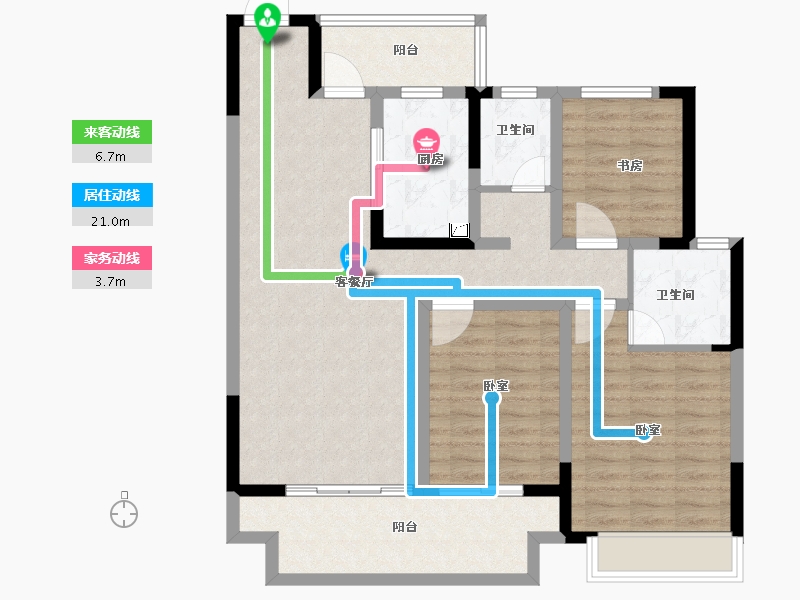 河南省-洛阳市-建业永宁上院-100.00-户型库-动静线