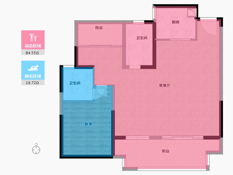 安徽省-合肥市-光明府-94.00-户型库-动静分区