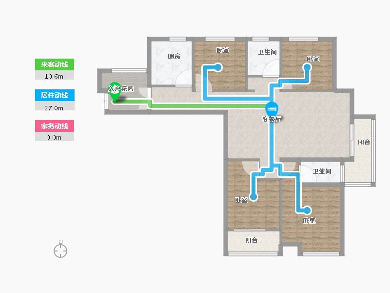 河南省-洛阳市-恒生光合城住宅-117.00-户型库-动静线