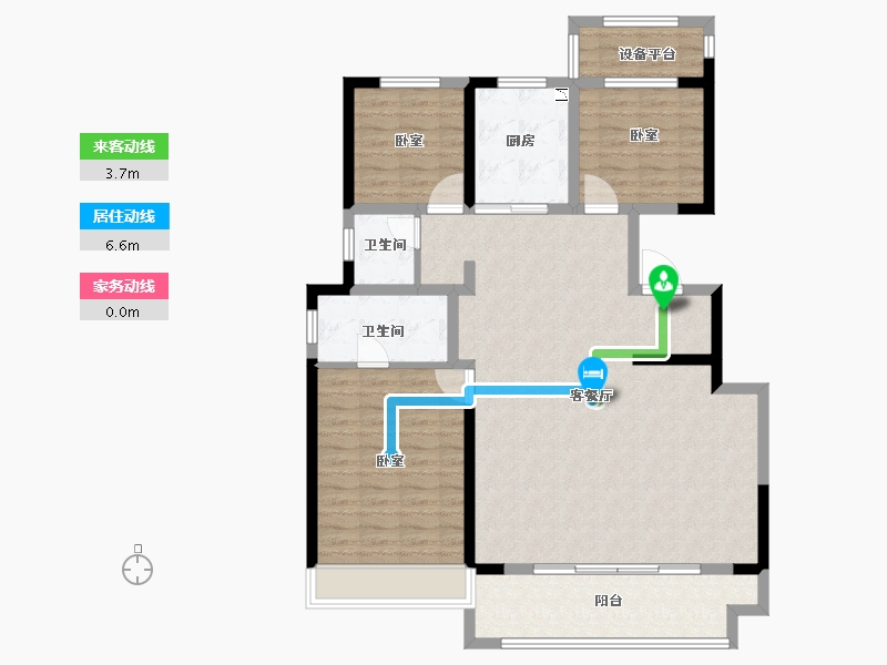 河南省-安阳市-易祥紫悦台-113.89-户型库-动静线