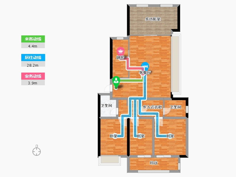 河南省-郑州市-绿都东澜岸-112.00-户型库-动静线