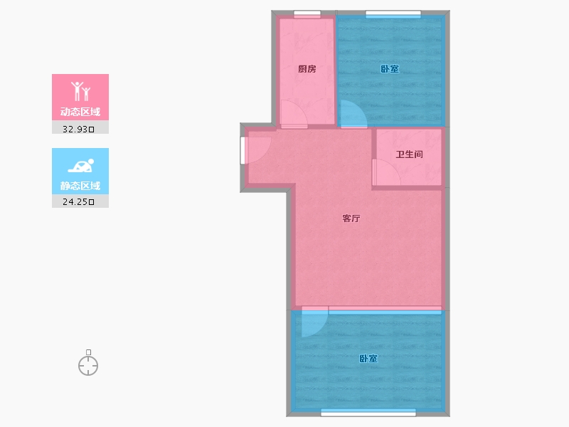 河南省-焦作市-中海丽江-51.27-户型库-动静分区