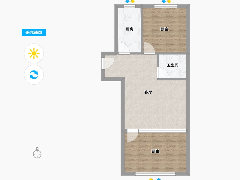 河南省-焦作市-中海丽江-51.27-户型库-采光通风