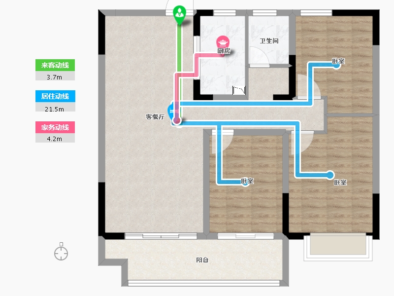 河南省-洛阳市-建业永宁上院-92.00-户型库-动静线