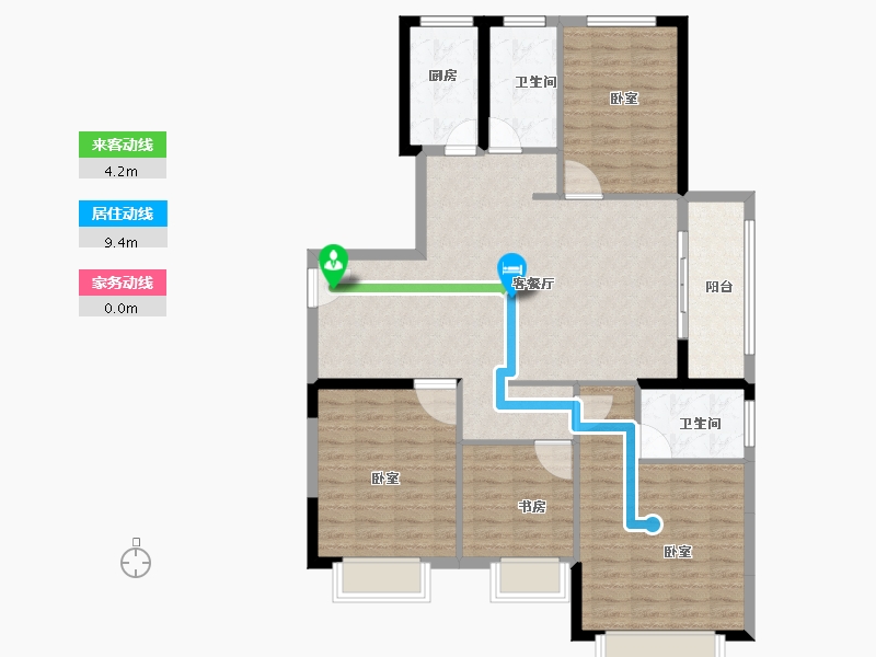 河南省-安阳市-嘉洲格林小镇-114.00-户型库-动静线