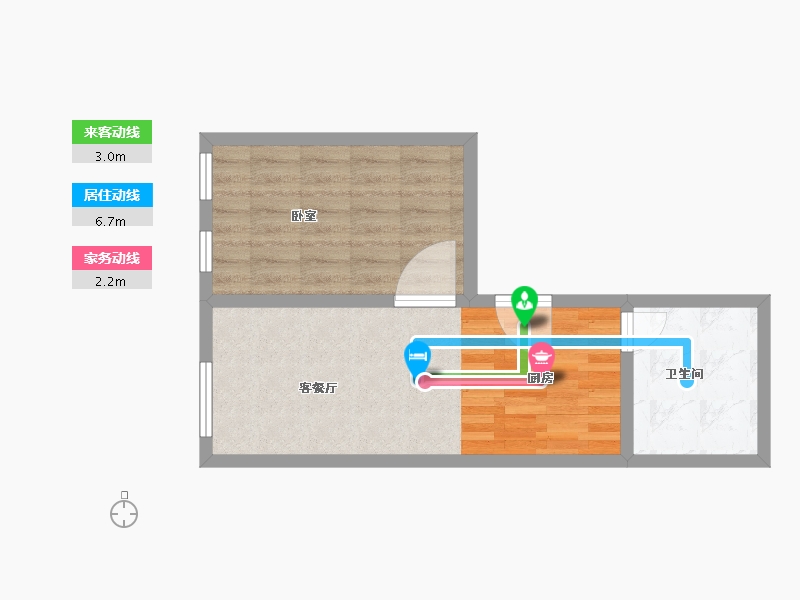 河南省-新乡市-禹洲嘉誉公元-44.46-户型库-动静线