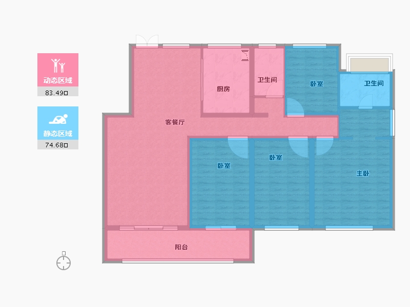 河南省-洛阳市-湖滨美院-142.90-户型库-动静分区