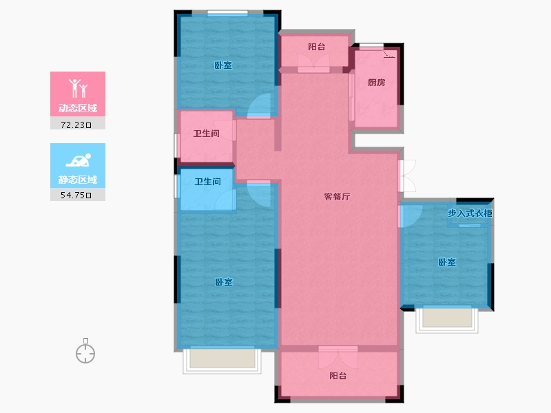 河南省-洛阳市-东豪紫园-114.02-户型库-动静分区