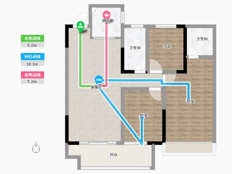 河南省-洛阳市-建业永宁上院-100.00-户型库-动静线