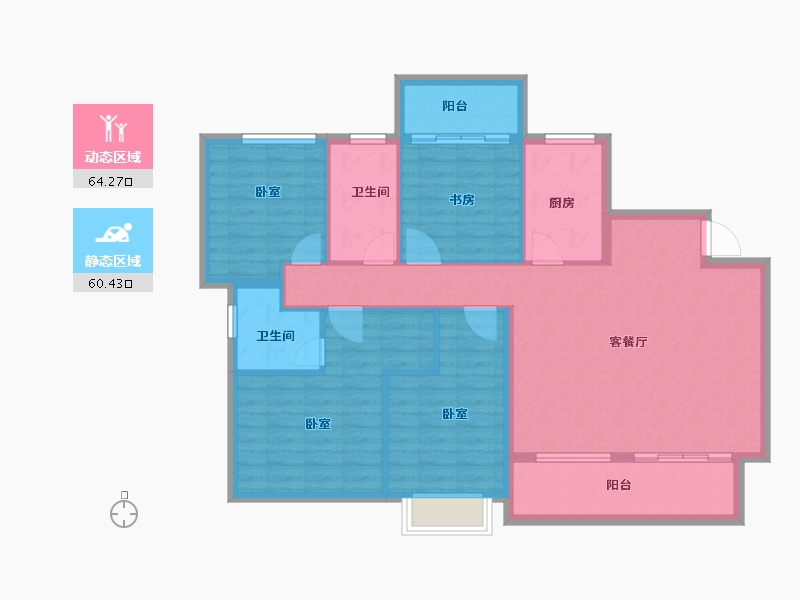 河南省-洛阳市-中浩德山水文苑-113.00-户型库-动静分区