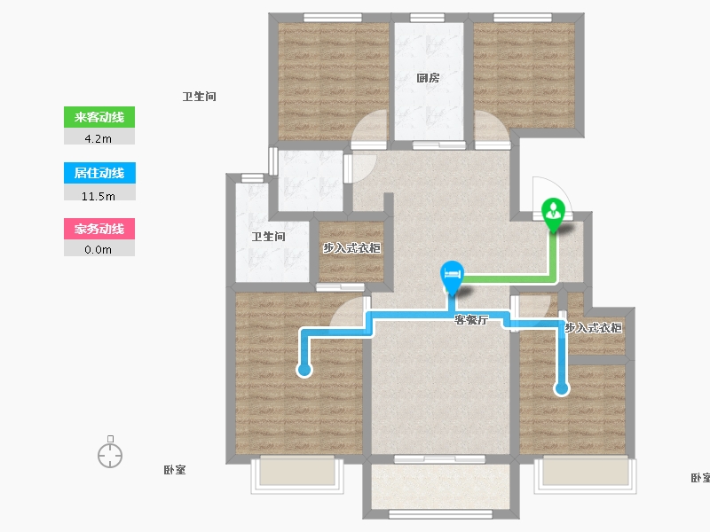 山东省-聊城市-康寿村-103.58-户型库-动静线