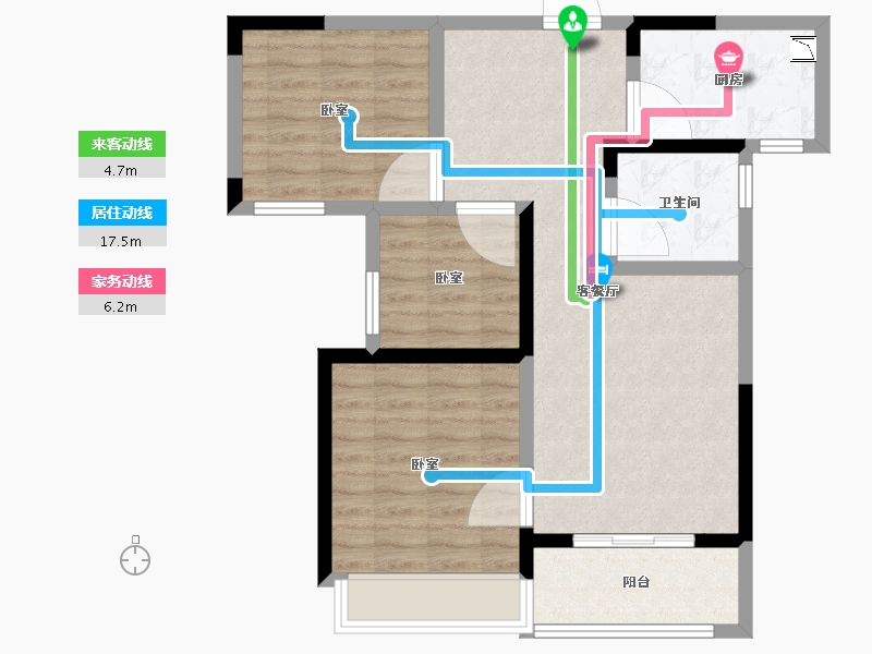 河南省-洛阳市-建业熙和府-77.23-户型库-动静线