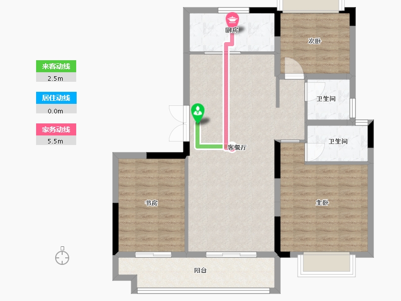 安徽省-蚌埠市-和顺山语序-93.60-户型库-动静线