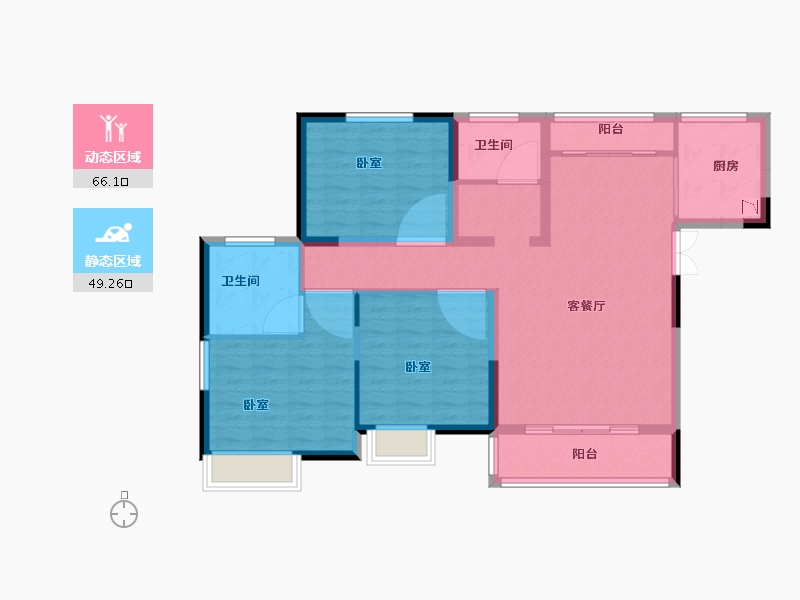 河南省-开封市-兰考时代广场-104.00-户型库-动静分区