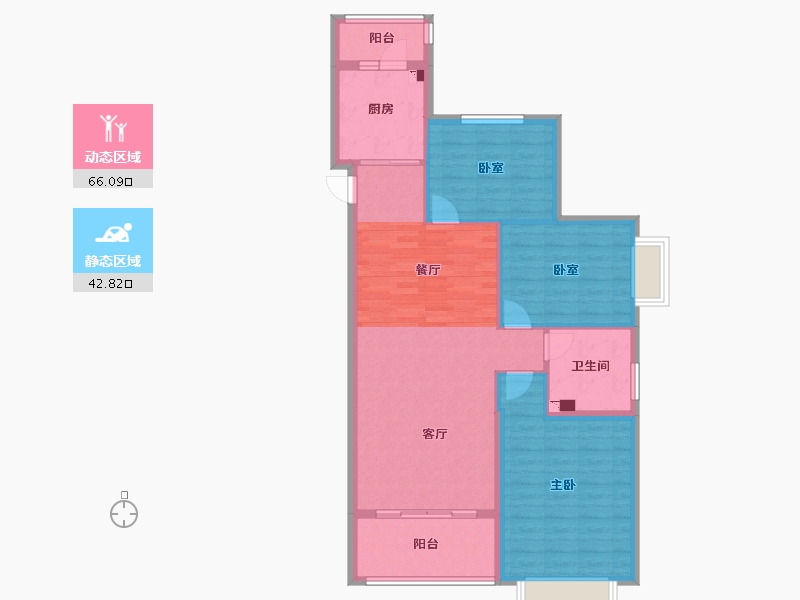 山东省-威海市-恒大翡翠华庭-98.76-户型库-动静分区